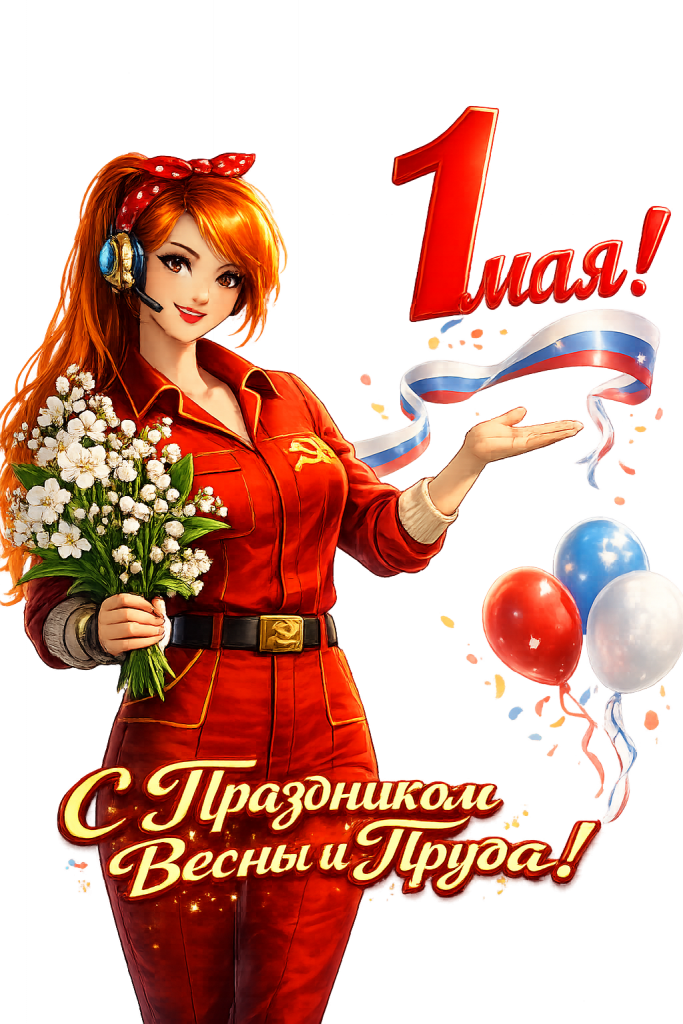 С праздником Весны и Труда
