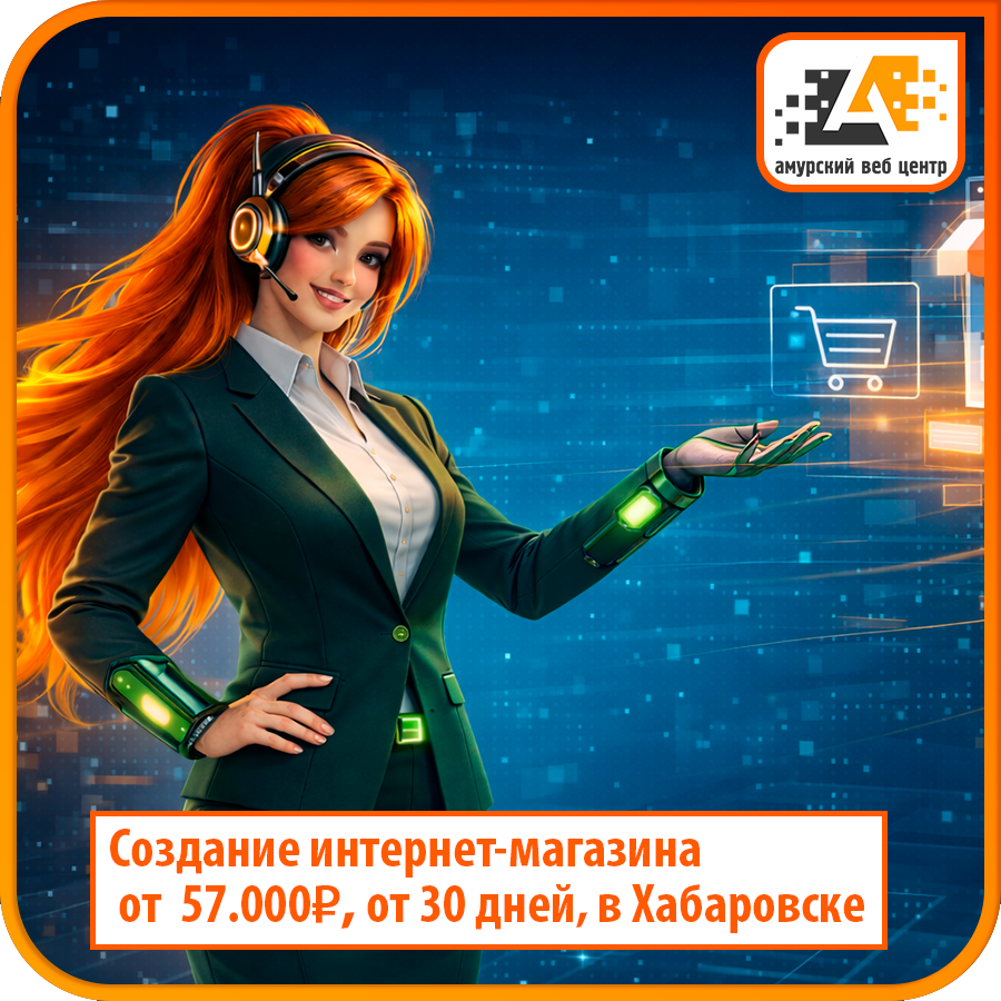 Создание интернет-магазина цена Хабаровск