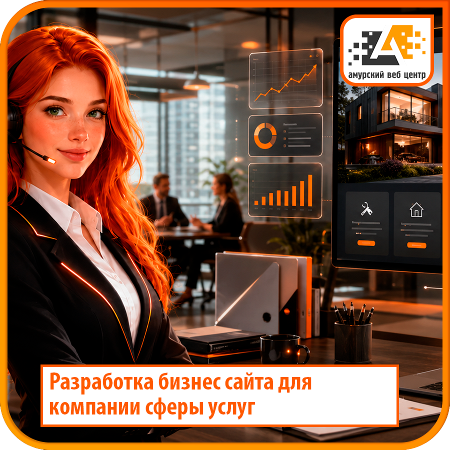 Разработка бизнес сайта для компании сферы услуг