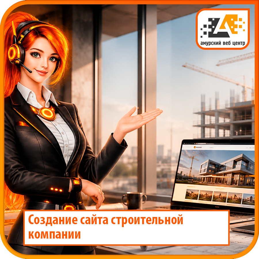 Создание сайта строительной компании