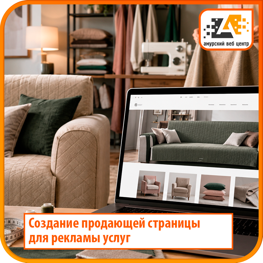 рекламf услуг пошива мебельных чехлов