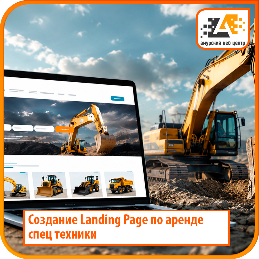 Создание Landing Page для аренды спецтехники компании «КИТ»